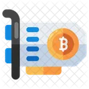 Bitcoin Gpu Card Cryptocurrency Crypto アイコン