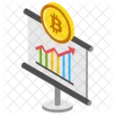 Mercado Bitcoin Grafico Bitcoin Analise Bitcoin Ícone