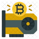 Bitcoin-Grafikkarte  Symbol