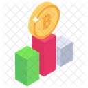 Bitcoin Graph Dynamic Bitcoin Bitcoin Growth Icon