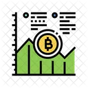 Bitcoin Graph Growth Bitcoin Icon