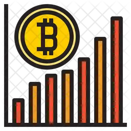 Bitcoin graph  Icon