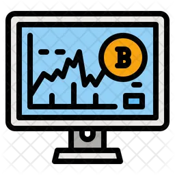 Bitcoin-Diagramm  Symbol