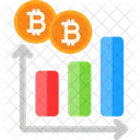 Bitcoin Graph Bar Chart Chart Icon
