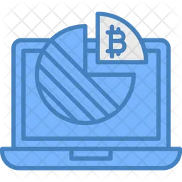 Bitcoin Graph  Icon