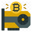Bitcoin Graphic Card  Icon