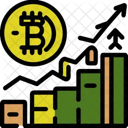 Bitcoin Growth  Icon