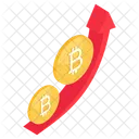 Bitcoin Growth Cryptocurrency Growth Crypto Chart Icon