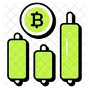 Bitcoin Growth Trend Icon