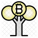Bitcoin Growth Investment Grow Icon