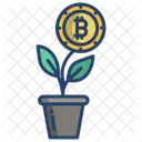 Bitcoin Growth Bitcoin Cryptocurrency Icon