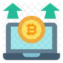 Bitcoin Growth  Icon