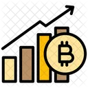Bitcoin Growth  Icon