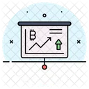 Bitcoin Growth Chart Icon