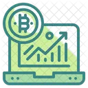 Bitcoin Growth  Icon