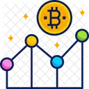 Bitcoin Growth  Icon