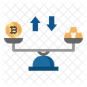 Bitcoin-Guthaben  Symbol