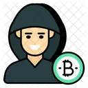 Bitcoin Hacker Cryptocurrency Crypto Icon