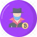 Bitcoin Hacker Hacker Cryptocurrency Icon