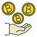 Bitcoin Hand  Icon
