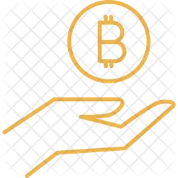 Bitcoin-Hand  Symbol