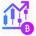 Bergbau Bitcoin Kryptowahrung Symbol