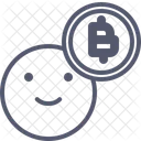 Bitcoin happy  Icon