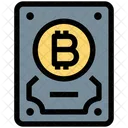 Bitcoin Hard Drive Hard Computer Icon