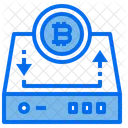 Harddrive Bitcoin Icon