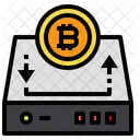 Harddrive Bitcoin Icon
