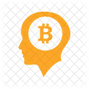 Bitcoin head mind  Icon