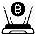 Bitcoin Hologram  Icon
