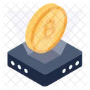 Bitcoin Hologram  Icon