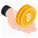 Bitcoin Btc Cryptocurrency Icon