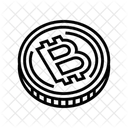 Cryptocurrency Token Mining Icon