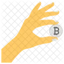 Bitcoin Kryptowahrung Internetgeld Icon