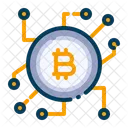 Bitcoin Cryptocurrency Electronic Cash Icon