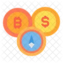 Cryptocurrency Coin Money Bitcoin Cryptocurrency Bitcoin Dollar Icon