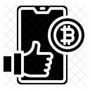Bitcoin Social Media Money Icon