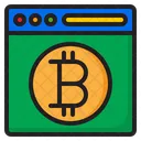 Bitcoin Scale Money Icon