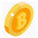 Bitcoin Kryptowahrung Digitales Geld Icon