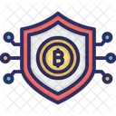 Bitcoin Encrypted Security Icon