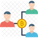 Bitcoin Doppelausgabe Kryptowahrung Icon