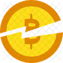 Bitcoin Bitcoin Halbiert Bitcoin Halbierung Icon