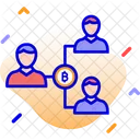 Bitcoin Double Spending Cryptocurrency Icon