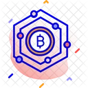 Bitcoin Bitcoin Network Blockchain Icon