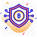 Bitcoin Encrypted Security Icon