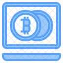 Bitcoin Notebook Bank Icon