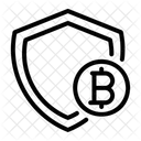 Bitcoin Safety Protection Icon