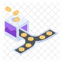 Bitcoin Payment Mobile Icon